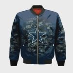 Dallas Cowboys Bomber Jacket 3D Printed Camouflage Vintage