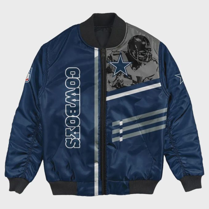 Dallas Cowboys Bomber Jacket 3D Printed Personalized Football For Fan