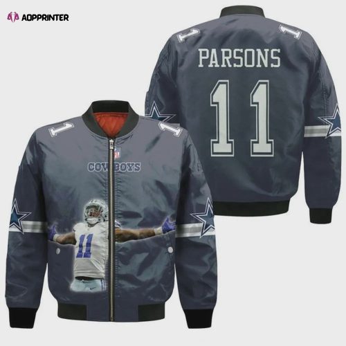 Dallas Cowboys Jason Witten Pattern Bomber Jacket – Navy Blue