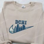 Dchi City x Nike Embroidered Shirt: Unique Gift for Wife Customized and Stylish