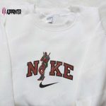 Deadpool x Nike Movie Embroidered Shirt: Marvel Comic Custom Tee