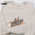 Deathstroke x Nike Swoosh Movie Embroidered Shirt – DC Universe Custom Nike Shirt