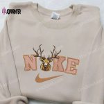 Deer x Nike Embroidered Shirt: Animal & Custom Designs