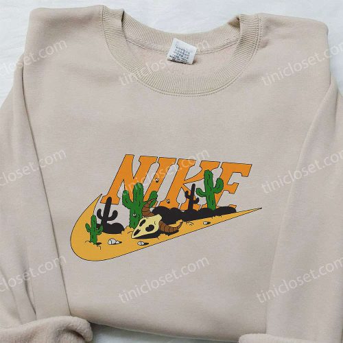 Desert x Nike Embroidered Shirt: Cartoon & Custom Designs for Unique Style