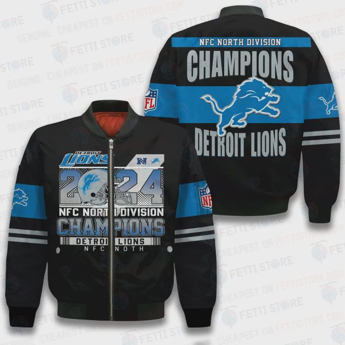 Detroit Lions National Football League Bomber Jacket STM V2