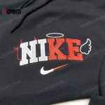 Stylish Devil Angel Nike Sweatshirt & Custom Logo Embroidered Hoodie – Shop Nike Inspired Apparel