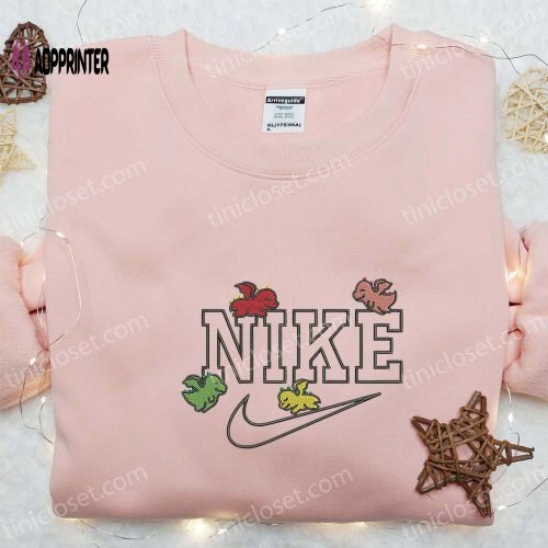 Custom Nike x Stitch Hercules Embroidered Shirt: Cute Halloween Style