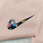 Doraemon Nike Embroidered Shirt & Anime Hoodie: Cute Anime Gift for Friends