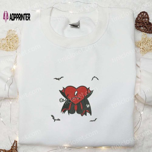 Hello Kitty Halloween Embroidered Sweatshirt & Shirt – Best Gifts for Friends & Family