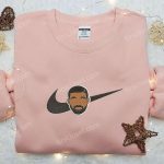 Drake x Nike Swoosh Hoodie Toronto Raptors NBA Embroidered Shirt Nike Inspired Sport Tee