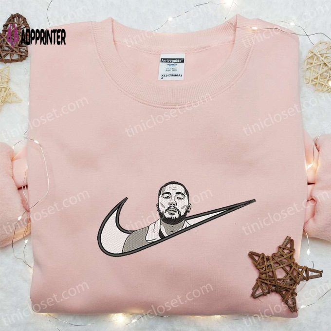 Drake x Swoosh Embroidered Shirt Celebrity Hoodie & Custom Nike T-shirt: Stylish Embroidered Apparel