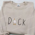 Duck Animal & Funny Embroidered Shirt – Quirky & Stylish Designs!