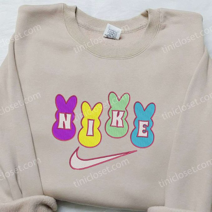 Easter Rabbit x Nike Embroidered Shirt: Custom Gift for Son