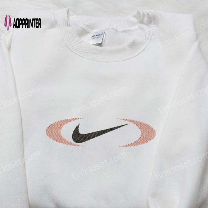 Eclipse x Nike Embroidered Shirt: Custom Gift for Son Stylish & Unique Nike Shirt