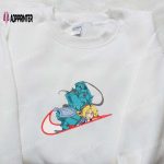 Edward Elric x Swoosh Anime Embroidered Hoodie & Shirt – Fullmetal Alchemist Custom Apparel