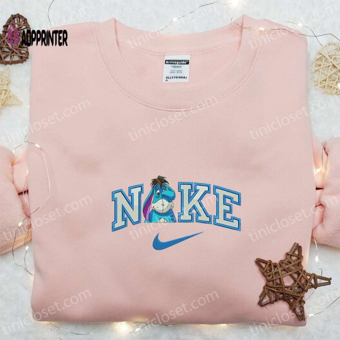 Eeyore Eye x Nike Embroidered Shirt & Winnie The Pooh Custom Tee – Unique Nike Embroidery