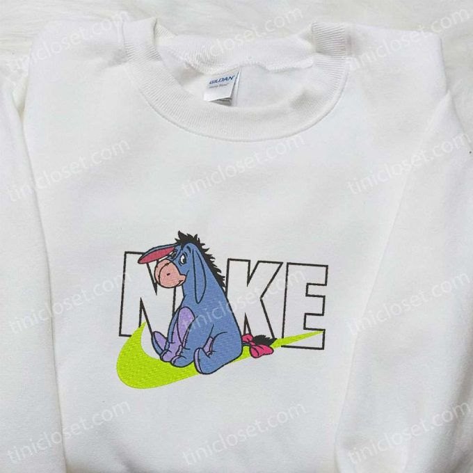 Eeyore x Nike Cartoon Sweatshirt & Disney Characters T-shirt: Best Family Gift Ideas