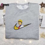 Eikichi Onizuka x Nike Swoosh Anime Embroidered Shirt – Great Teacher Onizuka Custom Tee