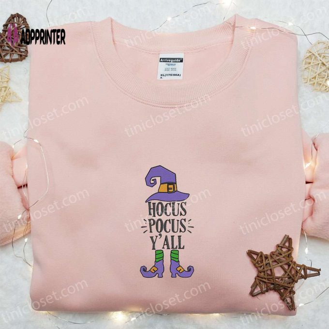 Elf Hocus Pocus Yall Halloween Embroidered Shirt – Adorable & Inspiring Halloween Tee