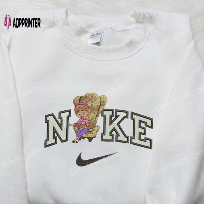 Stylish Ellie Fredricksen x Nike Embroidered Shirts – Customized and Unique!