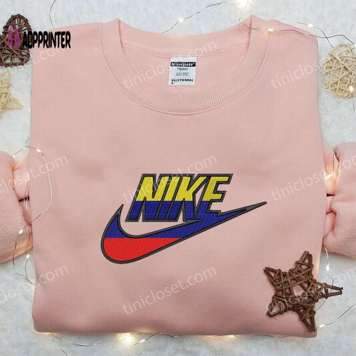 Stylish Finger Call x Nike Embroidered Shirt – Perfect Gift for Wife Custom Design