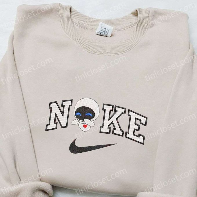 Eve x Nike Cartoon Embroidered Sweatshirt: Best Nike Inspired Hoodie Perfect Birthday Gifts for Family