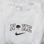 Eve x Nike Cartoon Embroidered Sweatshirt: Best Family Birthday Gift – Nike Inspired Hoodie