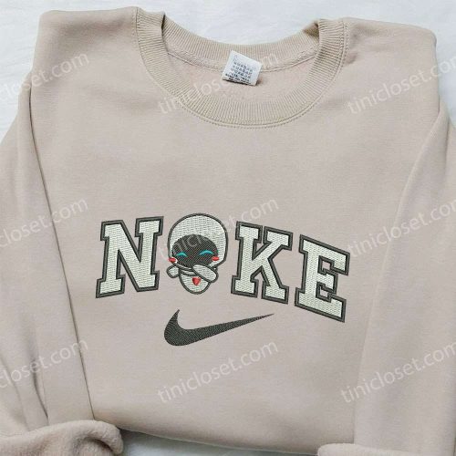 Eve x Nike Embroidered Hoodie Wall-E Disney Shirt & Nike Inspired Shirt – Trendy and Unique Embroidered Apparel