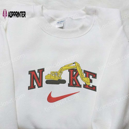 Vintage Nike Embroidered Shirt: Best Family Gift Nike Logo Retro Style