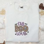 Fab Boo Lous Leopard Halloween Embroidered Shirt – Best Halloween Gift Ideas