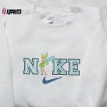 Fairy x Nike Embroidered Shirt: Tinker Bell Design Customizable – Shop Now!