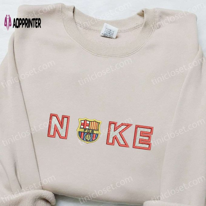 FC Barcelona x Nike Sport Embroidered Shirt: Best Nike Inspired Gift for Sport Fans