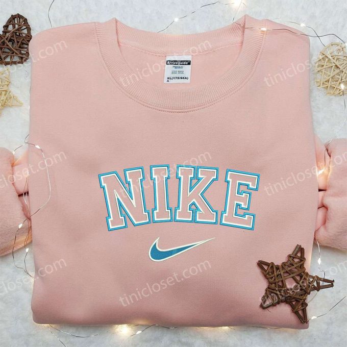 Custom Nike Embroidered Shirt – Perfect Gift for Wife Filled x Nike Design