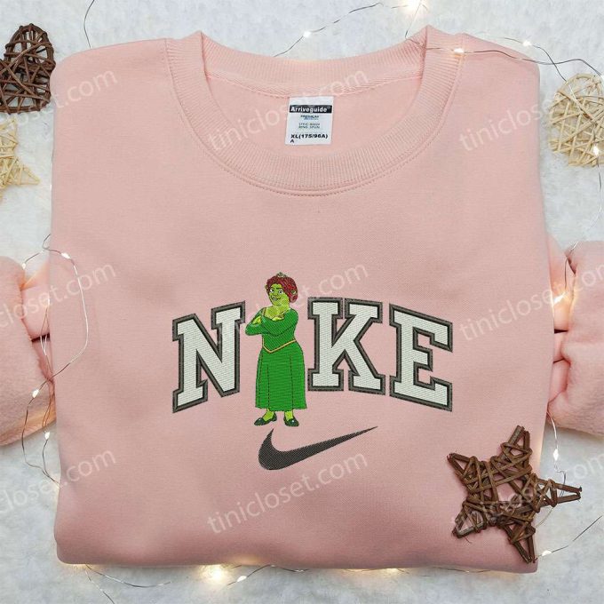 Fiona x Nike Embroidered Shirt: Shrek & Custom Designs Unique Nike Apparel