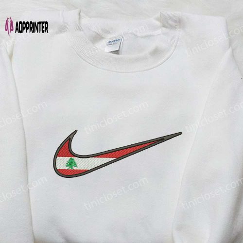 Fire x Nike Embroidered Shirt: Perfect Gift for Husband Custom Design