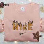 Flame x Nike Embroidered Shirt: Perfect Gift for Son Customized & Stylish