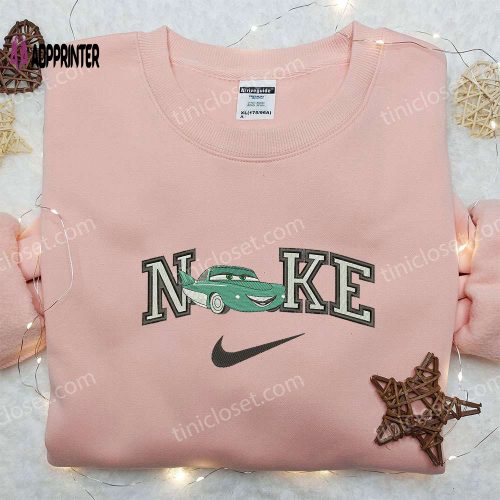 Flame x Nike Embroidered Shirt – Custom Gift for Wife Unique & Stylish Nike Shirt