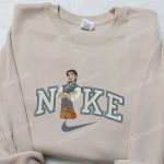 Flynn Rider x Nike Embroidered Shirt: Tangled Custom Design for Iconic Style!