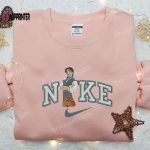 Flynn Rider x Nike Embroidered Shirt: Tangled Custom Design for Iconic Style!