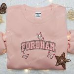 Fordham University FU Rams Nike Embroidered Shirt – NCAA Sport Custom Tee