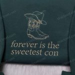 Forever is the Sweetest Con: Typography & Vintage Embroidered Shirt