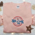 4th of July Embroidered Shirt: Freedom Firework Sparklers National Day Gifts – Best Patriotic Shirts