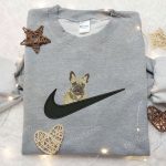 French Bulldog x Nike Embroidered Shirt – Custom Animal Tee