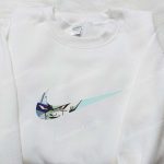 Frieza x Nike Swoosh Anime Hoodie Dragon Ball & Nike Inspired Embroidered Shirt