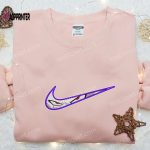 Frieza x Nike Swoosh Anime Embroidered Shirt – Best Nike Inspired Gift for Family