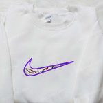 Frieza x Nike Swoosh Anime Embroidered Shirt – Best Nike Inspired Gift for Family