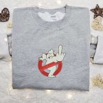 F*ck Ghostbusters Embroidered Sweatshirt: Halloween Hoodie Perfect Gift for Halloween Lovers