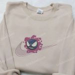 Gastly x Nike Embroidered Shirt – Pokemon Custom Nike Attire