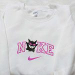 Gengar x Nike Embroidered Shirt – Pokemon & Nike Inspired Design Limited Edition