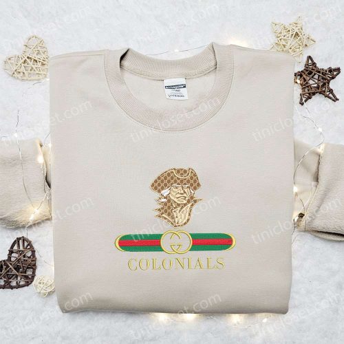 Premium George Washington Colonials x Gucci Embroidered Shirt & NCAA Sports Hoodie – Perfect Gift Idea